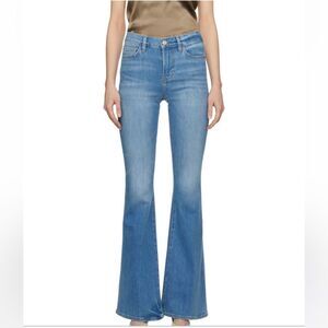 FRAME Blue 'Le High Flare' Jeans